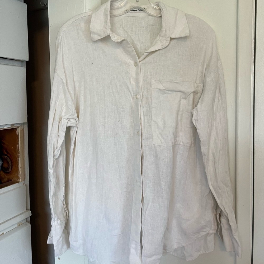 Oversized linen shirt